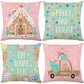 Cute Christmas Print Pillow Cover