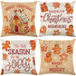 Cute Christmas Print Pillow Cover