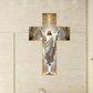 ✝️ BUY 3 GET 4! ✨ Retro Jesus Christ Wall Cross Decor - Vintage Wooden Design with Faith Symbolism for Spiritual Home Accent 🌟🕊️