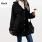 🎅Christmas Specials 50% OFF🎁Women's Warm Diamond Pattern Hooded Jacket