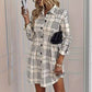 ⏳Limited-time 50% off⏰Women’s Graceful Plaid A-Line Shirt Dress👗
