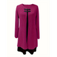 💖LAST DAY PROMOTION - 50%OFF 💖Women's Faux Two-Piece A-Line Knee-Length Dress