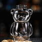 Adorable Clear Bear Glass Cup
